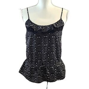 XXI Boutique, Peplum Spaghetti Strap Tank w/ Tie Waist- Size Medium